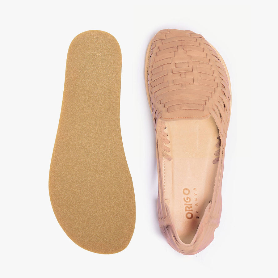 Sandalias ORIGO The Huarache - Wide Tan 36