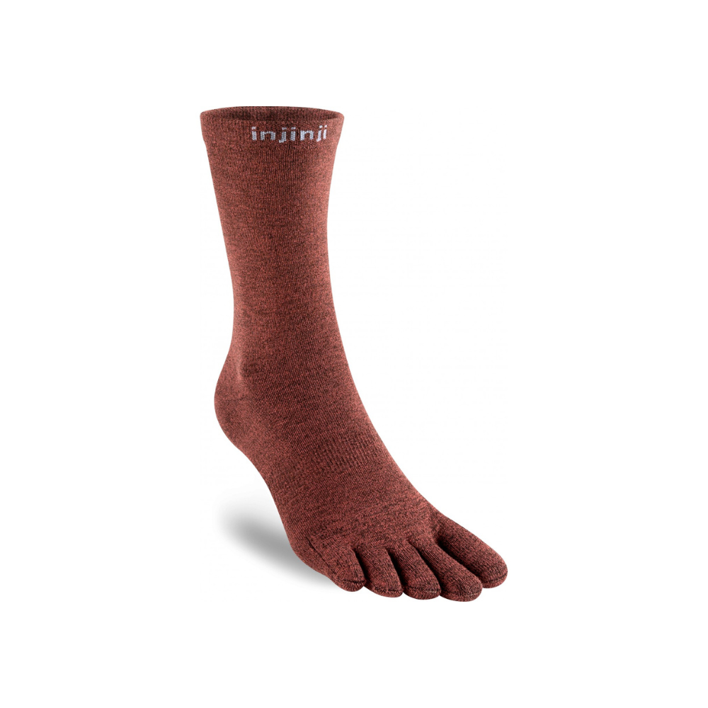 Calcetines INJINJI Calcetines Liner Altos/Crew Rojo S (37-40)