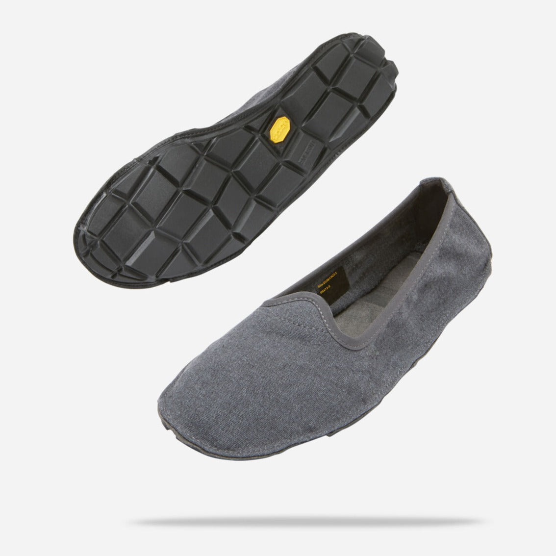 Mocasines VIBRAM One Quarter Mujer Gris Claro 38