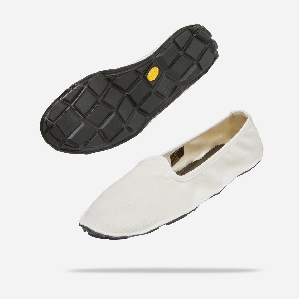 Mocasines VIBRAM One Quarter Mujer Gris Claro 36