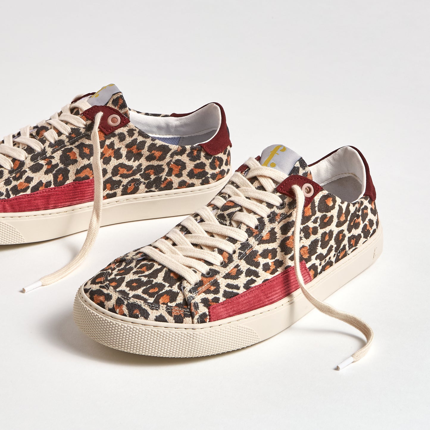 Zapatillas FLEETERS Peach Leopard & Borgona 37