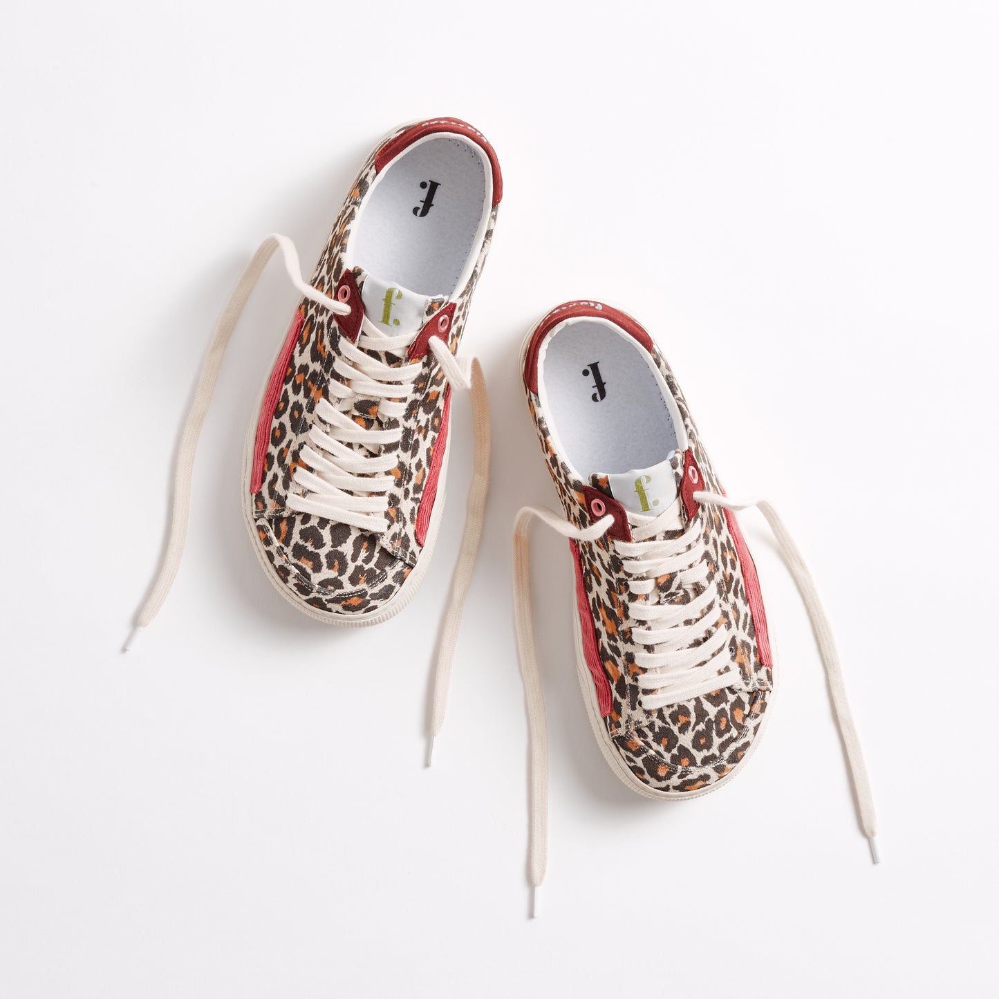 Zapatillas FLEETERS Peach Leopard & Borgona 39