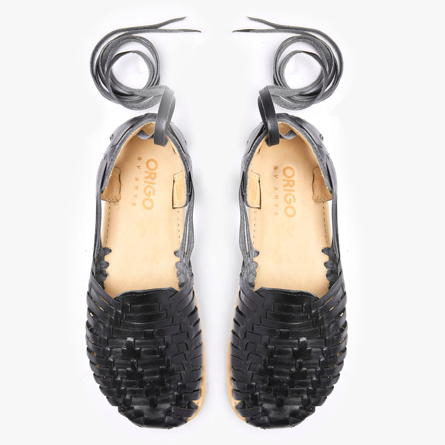 Sandalias ORIGO The Huarache - Wide Black 39