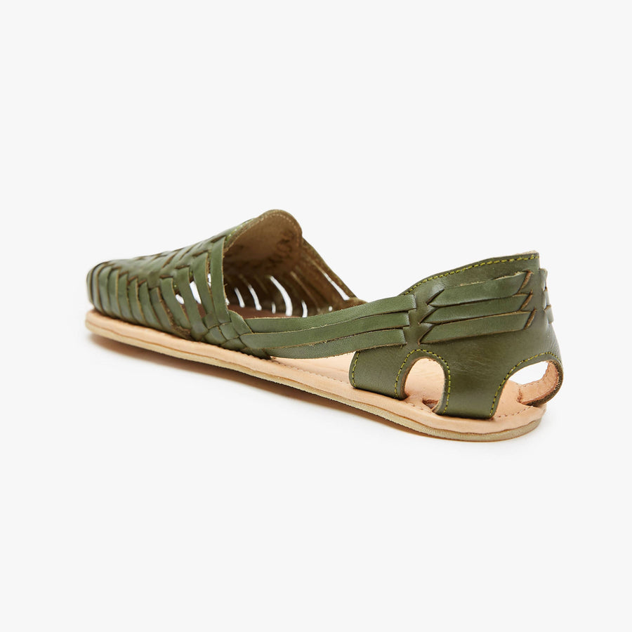 Sandalias ORIGO The Huarache - Slip-On Olive Green 38