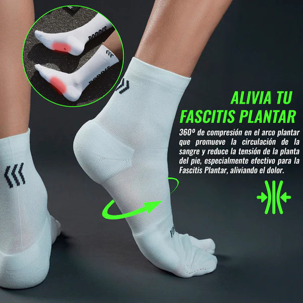 Calcetines PODOKS Podoks Calcetín Comfort (H3 - Tobillero) Blanco S (36-38)