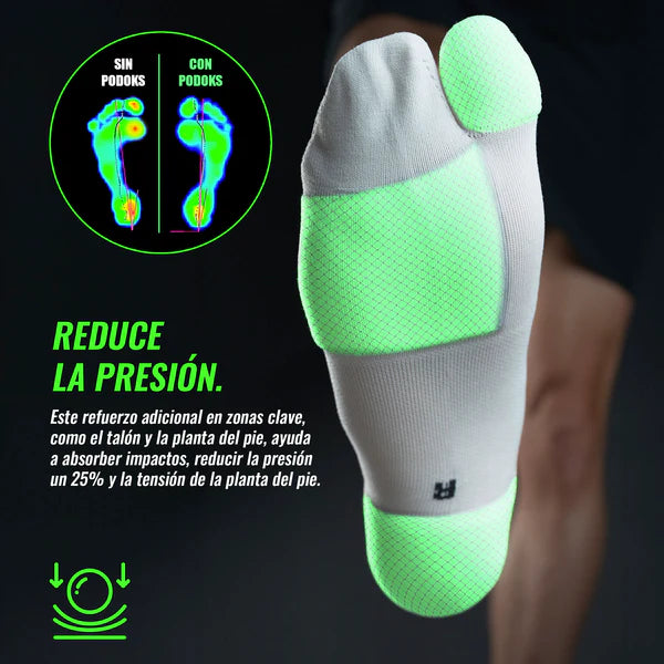 Calcetines PODOKS Podoks Calcetín Comfort (H3 - Tobillero) Negro M (39-41)