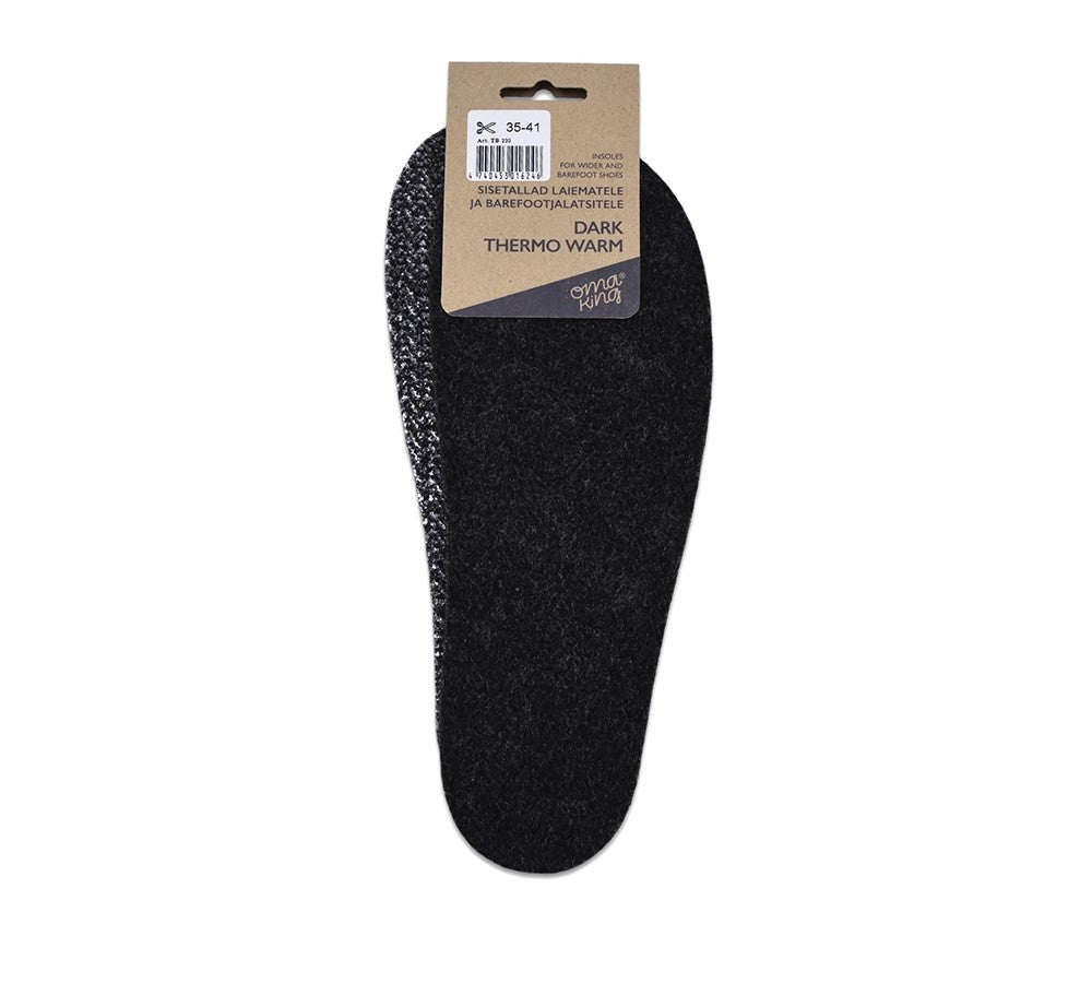 Plantillas OMAKING Plantilla Barefoot Dark Thermo Warm 42-47