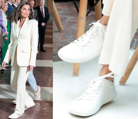 Así luce Reina Letizia con sus zapatillas Barefoot