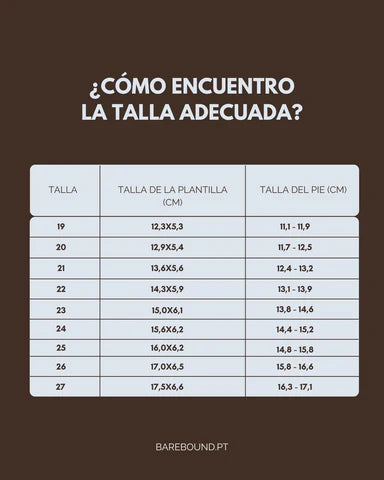 Size chart Brave